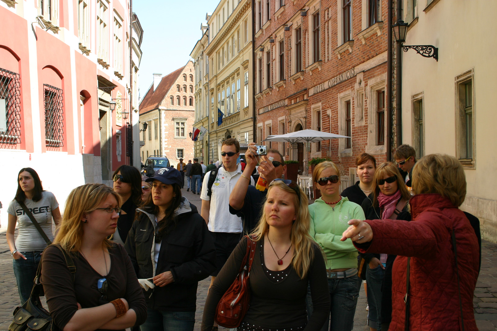 City guide guiding us through Krakow