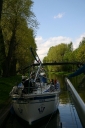 Moored in Gizycko canal (1)