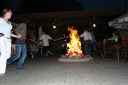 Dancing round the fire