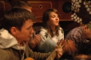 Marcin playing the guitar and Anna singing polish folk songs..