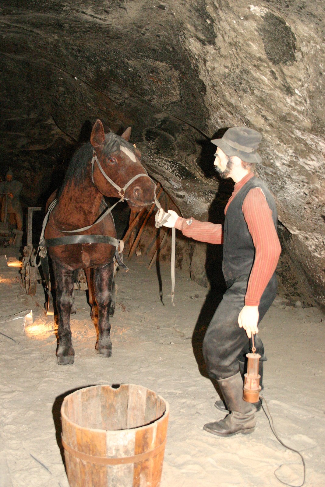 Horses in the mines..