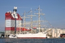 Sailing ship, now hotel..