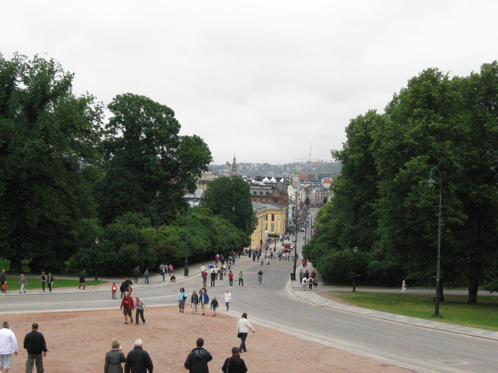 View on Oslo from the King\'s Palace..