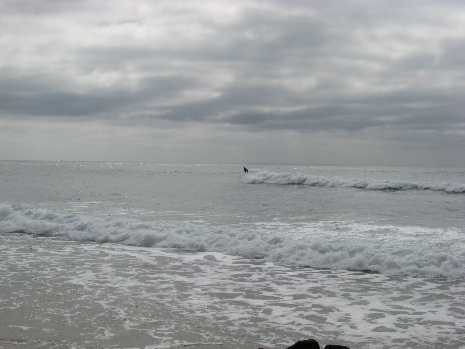 I am no expert, but the waves seem small for surfing..
